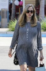 Pregnant AMANDA SEYFRIED Out in Los Angeles 02/14/2017