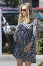 Pregnant AMANDA SEYFRIED Out in Los Angeles 02/14/2017