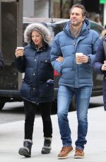 Pregnant AMANDA SEYFRIED Out in New York 02/03/2017