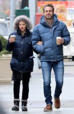 Pregnant AMANDA SEYFRIED Out in New York 02/03/2017