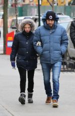 Pregnant AMANDA SEYFRIED Out in New York 02/03/2017