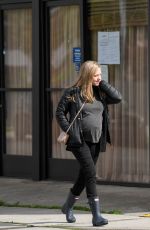 Pregnant AMANDA SEYFRIED Out and About in Los Angeles 02/07/2017