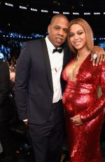 Pregnant BEYONCE and Jay Z at 59th Annual Grammy Awards in Los Angeles 02/12/2017