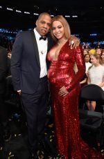 Pregnant BEYONCE and Jay Z at 59th Annual Grammy Awards in Los Angeles 02/12/2017