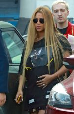 Pregnant BEYONCE Out and About in Beverly Hills 02/16/2017