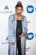 Pregnant CIARA at Warner Music Group Grammy After Party in Los Angeles 02/12/2017