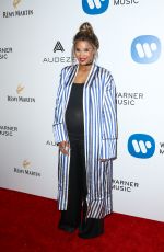 Pregnant CIARA at Warner Music Group Grammy After Party in Los Angeles 02/12/2017