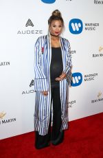 Pregnant CIARA at Warner Music Group Grammy After Party in Los Angeles 02/12/2017