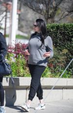 Pregnant LAURA PREPON Out and About in Glendale 02/24/2017