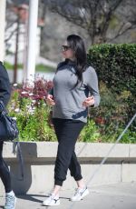 Pregnant LAURA PREPON Out and About in Glendale 02/24/2017