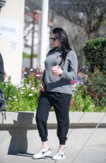 Pregnant LAURA PREPON Out and About in Glendale 02/24/2017