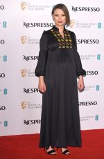 Pregnant MYANNA BURING at Bafta Nespresso Nominees’ Party in London 02/11/2017