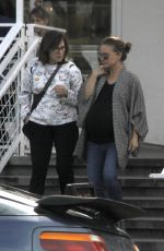 Pregnant NATALIE PORTMAN Out for Lunch in Silverlake 02/16/2017