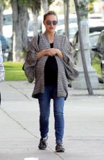 Pregnant NATALIE PORTMAN Out for Lunch in Silverlake 02/16/2017