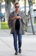 Pregnant NATALIE PORTMAN Out for Lunch in Silverlake 02/16/2017