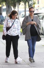Pregnant NATALIE PORTMAN Out for Lunch in Silverlake 02/16/2017