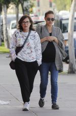 Pregnant NATALIE PORTMAN Out for Lunch in Silverlake 02/16/2017