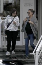 Pregnant NATALIE PORTMAN Out for Lunch in Silverlake 02/16/2017