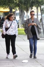 Pregnant NATALIE PORTMAN Out for Lunch in Silverlake 02/16/2017