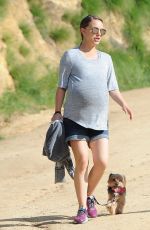 Pregnant NATALIE PORTMAN Out Hikinig in Los Feliz 02/15/2017