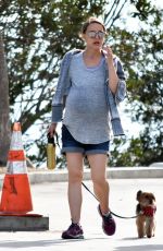 Pregnant NATALIE PORTMAN Out Hikinig in Los Feliz 02/15/2017