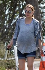 Pregnant NATALIE PORTMAN Out Hikinig in Los Feliz 02/15/2017