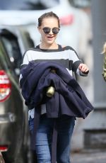Pregnant NATALIE PORTMAN Out Hikking in Los Angeles 02/08/2017