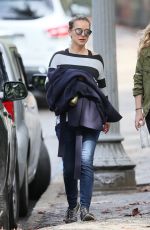 Pregnant NATALIE PORTMAN Out Hikking in Los Angeles 02/08/2017