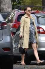 Pregnant NATALIE PORTMAN Out in Los Feliz 02/04/2017