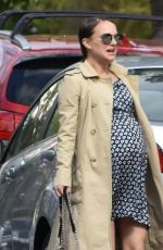 Pregnant NATALIE PORTMAN Out in Los Feliz 02/04/2017