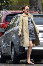 Pregnant NATALIE PORTMAN Out in Los Feliz 02/04/2017