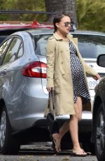 Pregnant NATALIE PORTMAN Out in Los Feliz 02/04/2017