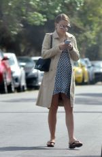 Pregnant NATALIE PORTMAN Out in Los Feliz 02/04/2017