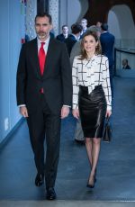QUEEN LETIZIA at El Valor Economico Del Espanol Conference in Madrid 02/13/2017