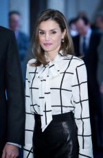 QUEEN LETIZIA at El Valor Economico Del Espanol Conference in Madrid 02/13/2017