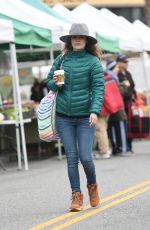 RACHEL BISLON Shopping at Farmers Market in Los Angeles 02/19/2017
