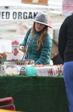 RACHEL BISLON Shopping at Farmers Market in Los Angeles 02/19/2017