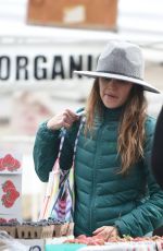 RACHEL BISLON Shopping at Farmers Market in Los Angeles 02/19/2017