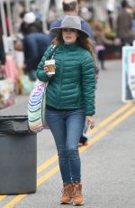 RACHEL BISLON Shopping at Farmers Market in Los Angeles 02/19/2017