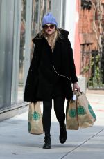 RACHEL HILBERT Out Shopping in New York 02/01/2017