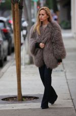 RACHEL ZOE Leaves Au Fudge Restaurant in West Hollywood 02/20/2017