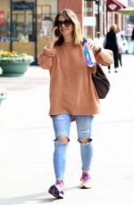 REBECCA GAYHEART Out Shopping in Beverly Hills 02/02/2017