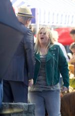 REBEL WILSON on the Set of ‘Pitch Perfect 3’ in Atlanta 02/15/2017