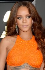 RIHANNA at 59th Annual Grammy Awards in Los Angeles 02/12/2017