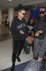 RIHANNA at LAX Airport in Los Angeles 02/08/2017