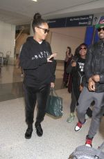 RIHANNA at LAX Airport in Los Angeles 02/08/2017