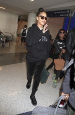 RIHANNA at LAX Airport in Los Angeles 02/08/2017