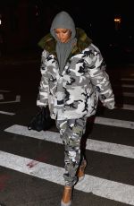 RIHANNA Night Out in New York 02/06/2017