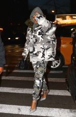 RIHANNA Night Out in New York 02/06/2017