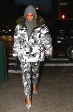 RIHANNA Night Out in New York 02/06/2017